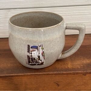 NEW Sublime Handcrafted Specked Glaze Stoneware Coffee Mug MADE IN PORTUGAL